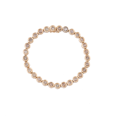 5.97ct Diamond Tennis Bracelet 18ct gold