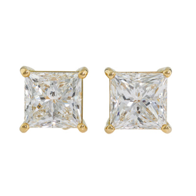 3.02ct Diamond Studs GIA J VVS1, J VVS2