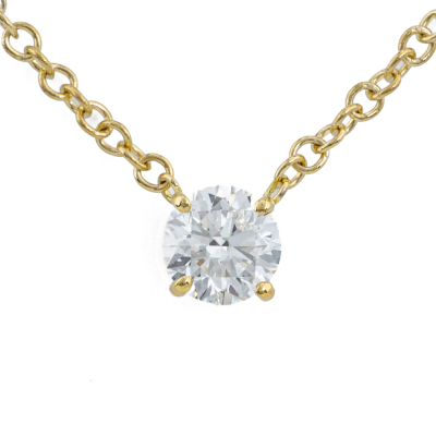 0.50ct Diamond Solitaire Pendant GIA D SI1