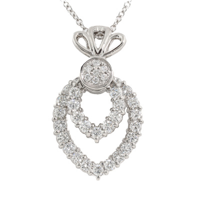 0.76ct Diamond Dress Pendant