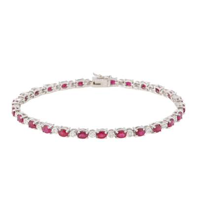 6.00ct Ruby & Diamond Bracelet