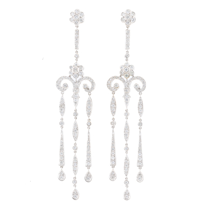 2.60ct Diamond Drop Earrings