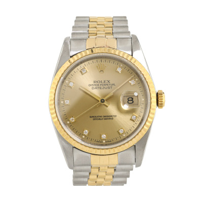 Rolex Datejust 18ct Gold & Stainless Steel 16233G