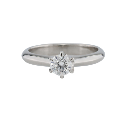 0.32ct Diamond Solitaire Ring Platinum