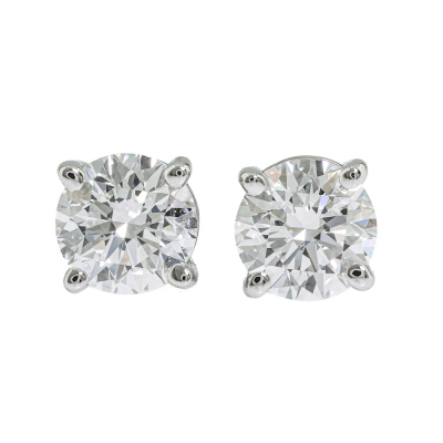 0.80ct Diamond Studs GIA D VVS1