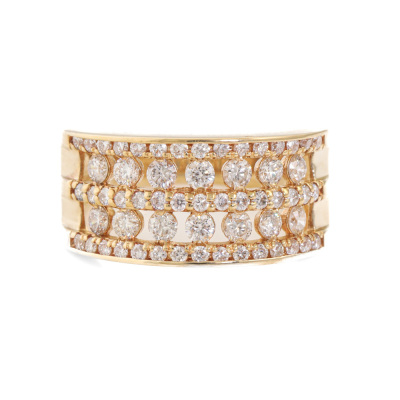 1.00ct Diamond Dress Ring 18ct Yellow Gold