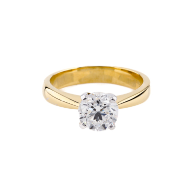 1.50ct Diamond Solitaire Ring GIA E SI1