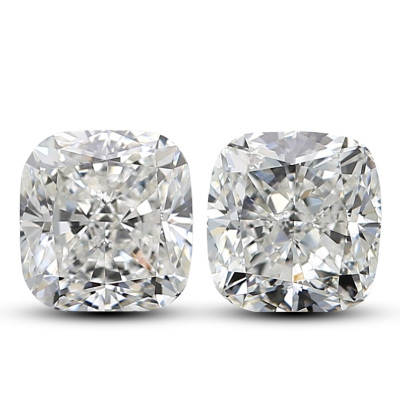 2.00ct Loose Pair of Diamonds GIA G VS1, H VVS2