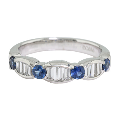 Sapphire and Diamond Ring