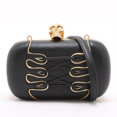 Alexander McQueen Corset Skull Clutch