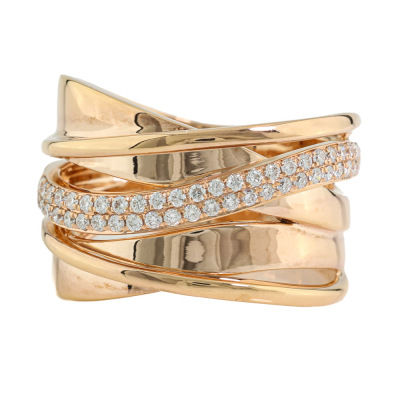 0.34ct Diamond Dress Ring, 10.4 Grams