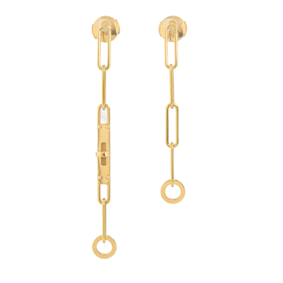 Hermes Kelly Chaine Earrings