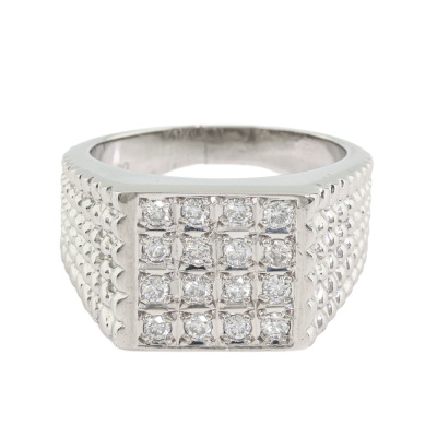 0.53ct Diamond Mens Ring