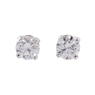 0.61ct Diamond Studs GIA D IF