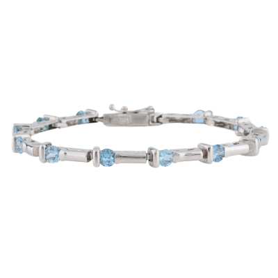 2.50ct Aquamarine Bracelet