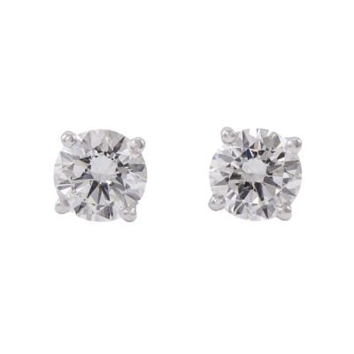 1.00ct Diamond Studs GIA D VVS1, D VVS2