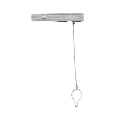 Diamond Tie Slide 14ct Gold