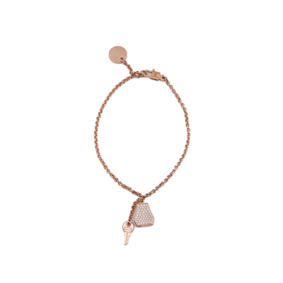Hermes Kelly Clochette Diamond Bracelet