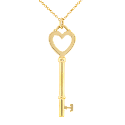 Tiffany & Co Heart Key Pendant