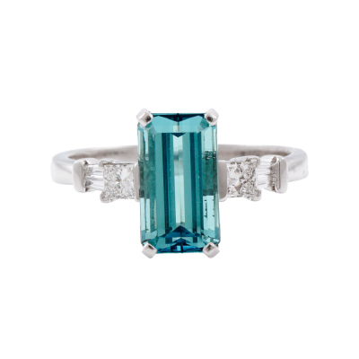 2.85ct Tourmaline & Diamond Ring