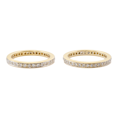 Pair of Matching Diamond Eternity Rings
