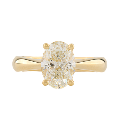 2.01ct Diamond Solitaire Ring GIA J SI2