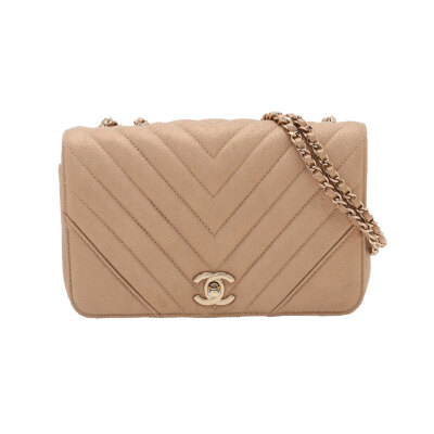 Chanel Chevron Statement Flap Bag