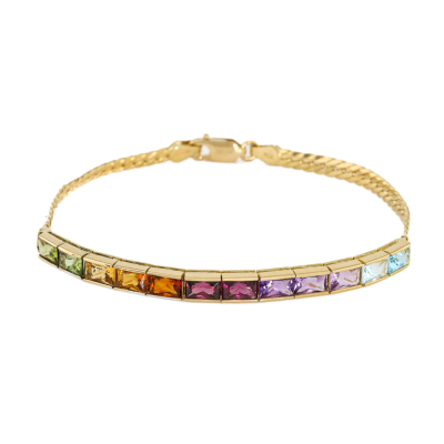 Multicolour Gemstone Bracelet