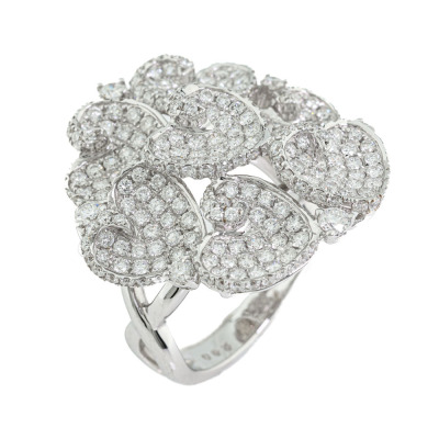 2.90ct Diamond Floral Design Ring