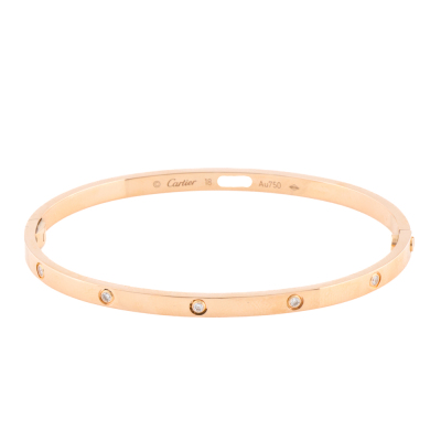 Cartier Diamond Love Bangle, Small Model