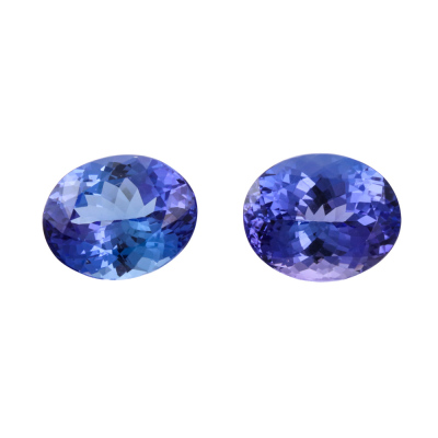9.48ct Loose Pair of Tanzanite