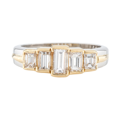 1.00ct Baguette Cut Diamond Eternity Ring