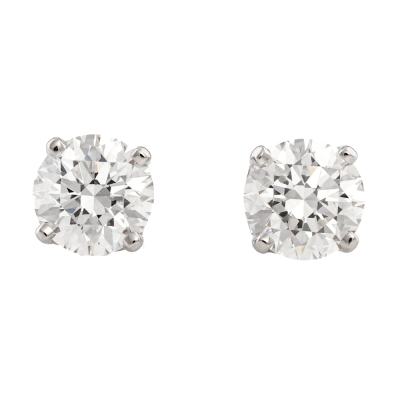 0.82ct Diamond Studs GIA D IF