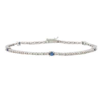 Sapphire & Diamond Bracelet