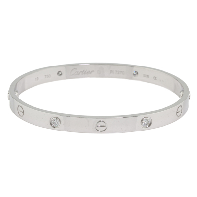 Cartier Love Bracelet, 4 Diamonds