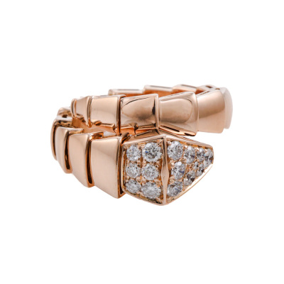 Bvlgari Serpenti Viper Diamond Ring