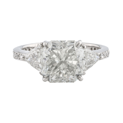 4.07ct Centre Diamond Ring GSL J SI2