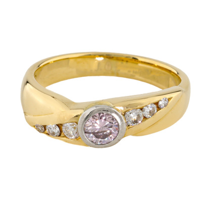 0.31ct Argyle 7P Pink Diamond Ring
