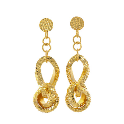 22ct Gold Knot Design Earrings 10.2g