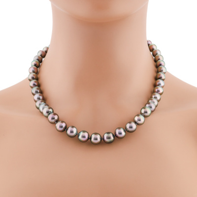 10.9-8.2mm Tahitian Pearl Necklace