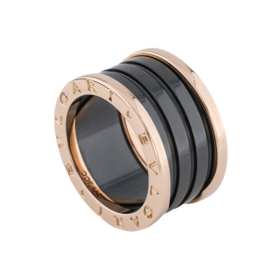 Bvlgari B.Zero1 Ring Four-Band Ceramic