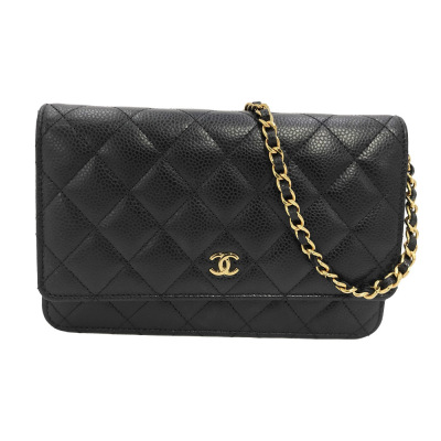 Chanel Wallet On Chain Caviarskin Bag