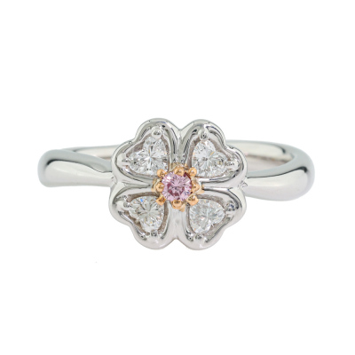 0.04ct Argyle Origin Intense Purplish Pink Diamond GSL