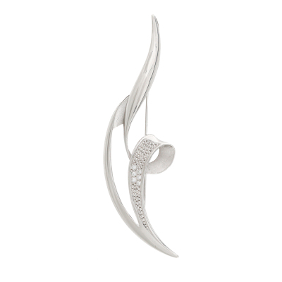 Diamond Brooch/ Pendant