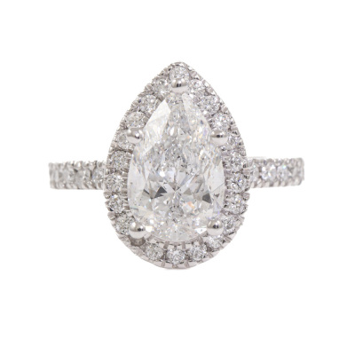 2.01ct Diamond Solitaire Ring GIA E SI2
