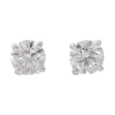 1.04ct Diamond Studs GIA D-E SI1