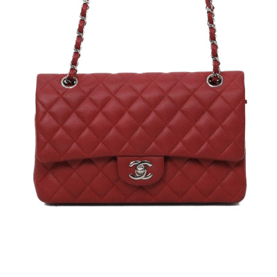 Chanel Medium Double Flap Bag Red