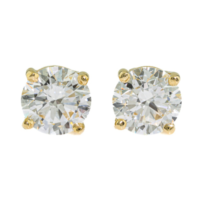 1.00ct Diamond Studs GIA G VVS1