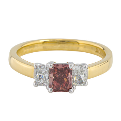 Mondial 0.52ct Argyle Pink Diamond Ring GSL