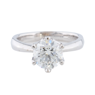 1.51ct Diamond Solitaire Ring GIA G SI1